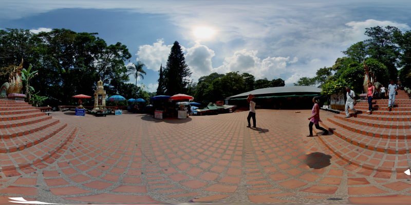 Back Down from Wat Phrathat Doi Suthep 2015 Panorama Panorama Preview